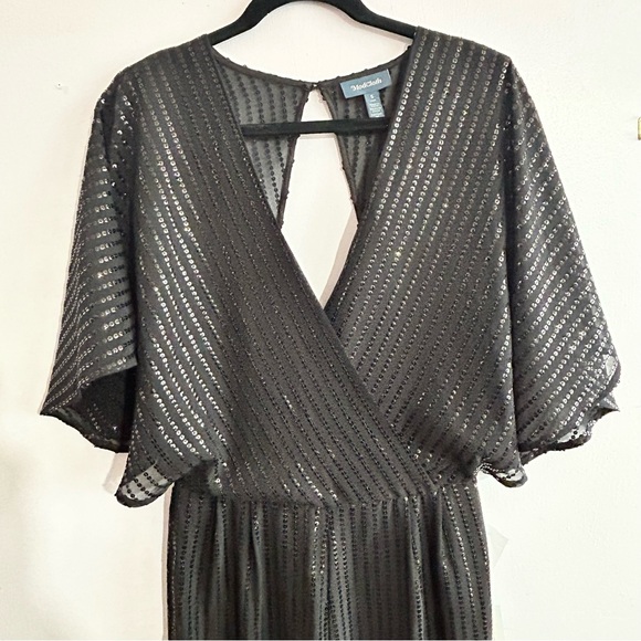 Modcloth Twinkle Like Starlight Disco Dressy Jumpsuit S - Picture 6 of 9